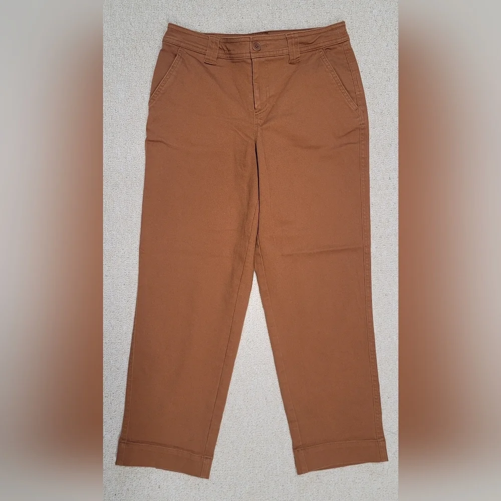 A New Day 4 Jeans Rust Color Stretch Zipper Fly Very Nice Condition